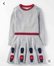 Load image into Gallery viewer, HTF Pre Owned Mini Boden Ronald Dahl Royal Guards Sweater Dress
