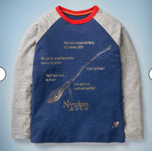 Load image into Gallery viewer, NWT Mini Boden Broom Facts T-Shirt
