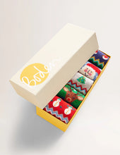 Load image into Gallery viewer, NWT Mini Boden Snowman Socks 5 Pack
