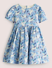 Load image into Gallery viewer, NWT Mini Boden Unicorn Bow Party Dress
