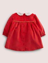 Load image into Gallery viewer, NWT Mini Boden Appliqué Velvet Smocked Dress
