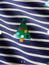 Load image into Gallery viewer, NWT mini Boden Festive Breton T-Shirt
