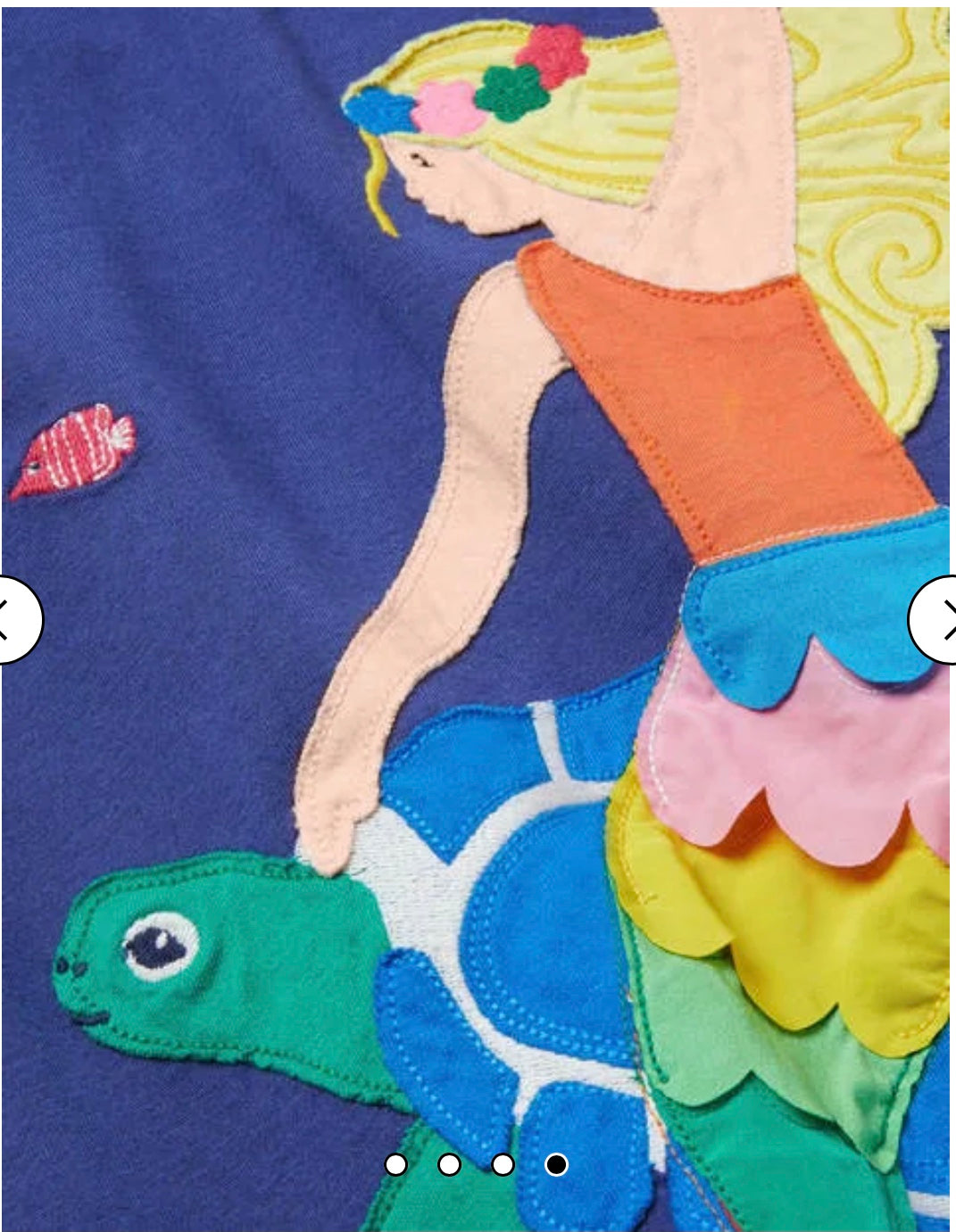 boden mermaid dress NWOT Mini Boden Mermaid Big Appliqué Dress NWOT 9-10Y