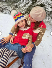 Load image into Gallery viewer, NWOT Mini Boden Cosy Festive Fun Cardigan(Rare)
