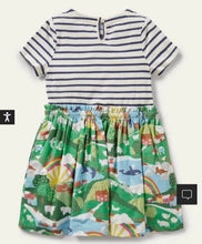 Load image into Gallery viewer, NWT Mini Boden Short-sleeve Hotchpotch Dress
