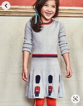 Load image into Gallery viewer, HTF Pre Owned Mini Boden Ronald Dahl Royal Guards Sweater Dress
