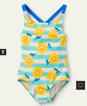 Load image into Gallery viewer, NWT Mini Boden Cross-back Printed Swimsuit

