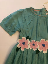 Load image into Gallery viewer, NWT Mini Boden Flower Appliqué Dress
