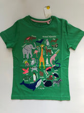 Load image into Gallery viewer, NWT Mini Boden Animal Education T-shirt
