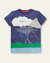 Load image into Gallery viewer, HTF NWT Mini Boden Nature Facts T-shirt
