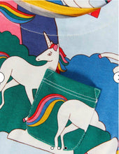 Load image into Gallery viewer, NWOT Mini Boden Unicorn Jersey Dress
