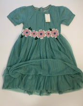 Load image into Gallery viewer, NWT Mini Boden Flower Appliqué Dress
