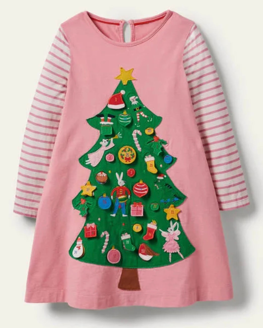 NWT Mini Boden Festive Advent Calendar Dress