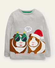 Load image into Gallery viewer, NWT Mini Boden Festive Animal T-shirt
