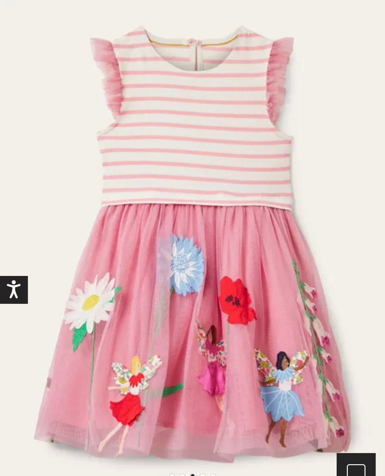 NWT Mini Boden Flower Fairy hotsell Tulle Dress 3-4Y