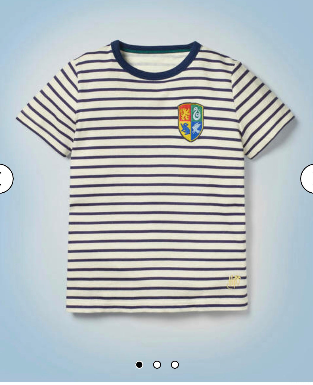 NWT Mini Boden Hogwarts Breton T-Shirt