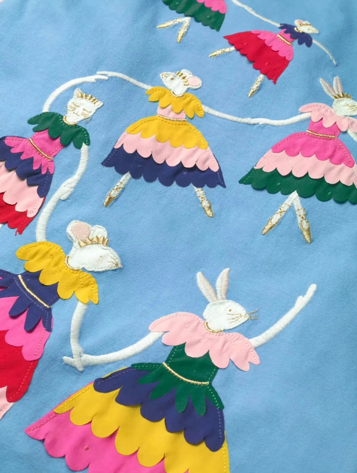 mini boden easter bunny dress Girl's Mini Boden Dancing Rabbits Appliqué Dress, Size 6-7Y