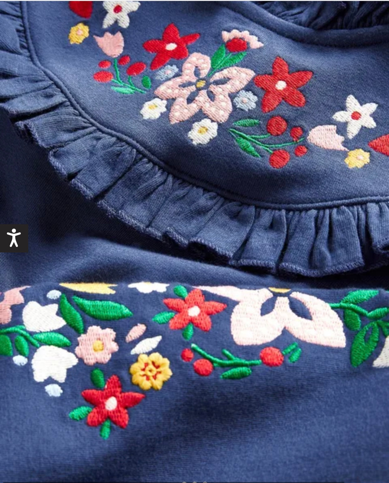 NWOT Mini Boden Embroidered Sweat Dress – Mini World Explorers