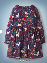 Load image into Gallery viewer, NWT Mini Boden HP line Forbidden Forest Dress
