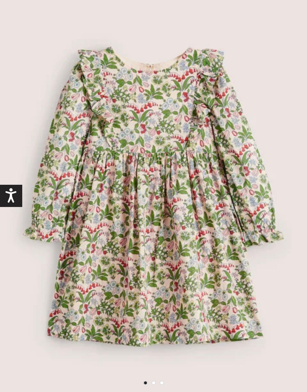 NWT Mini Boden Pink Wildflower Frill Tiered Dress Mini World Explorers NWT Mini Boden Pink Wildflower Frill Tiered Dress Mini World Explorers