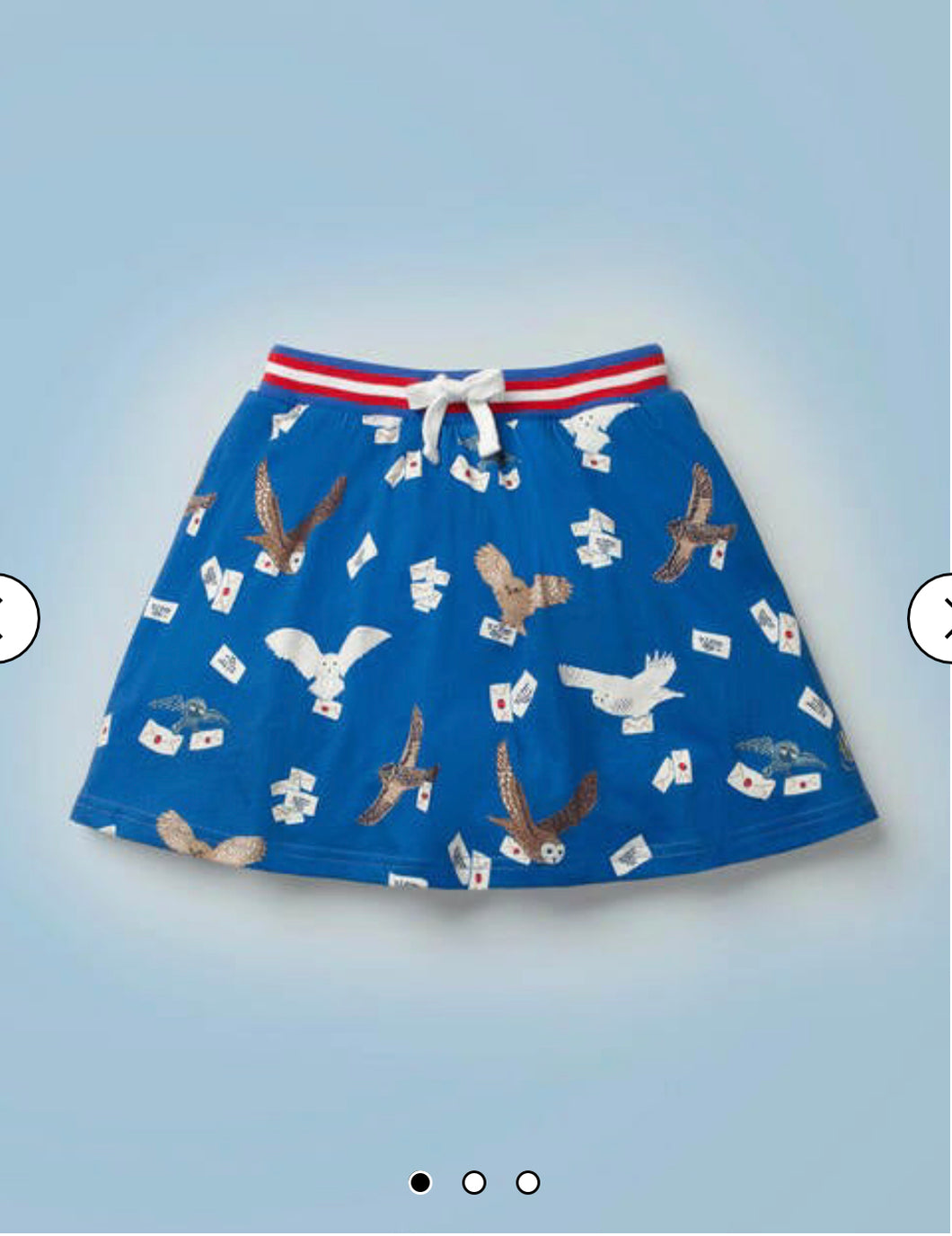 NWT Mini Boden HP Owl Post Skort