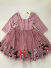 Load image into Gallery viewer, NWT Mini Boden Pink Velvet Bodice Tulle Dress
