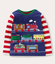 Load image into Gallery viewer, NWT Mini Boden Festive Lift-The-Flap T-Shirt
