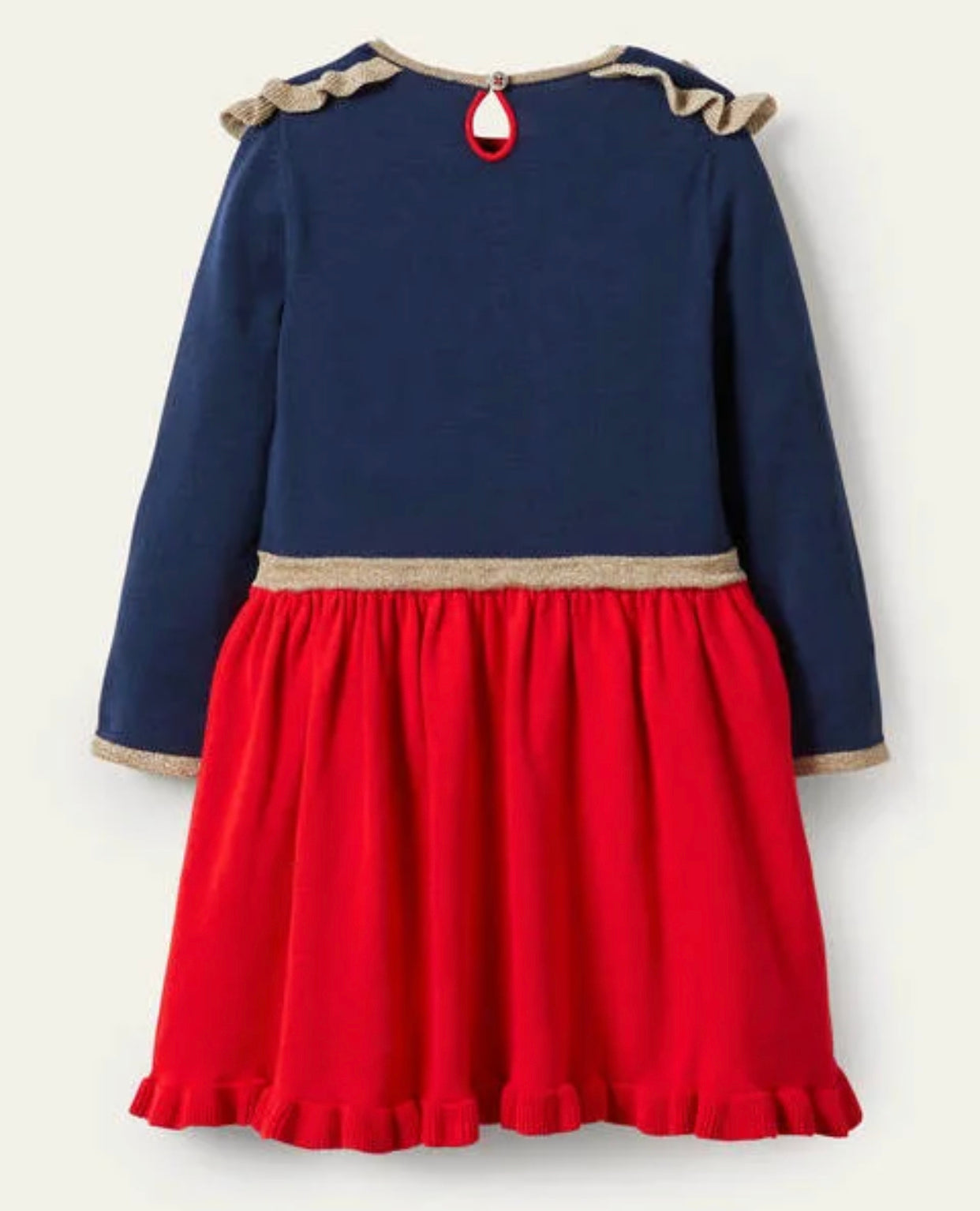 NWT Mini Boden Trim Detail Knitted Dress