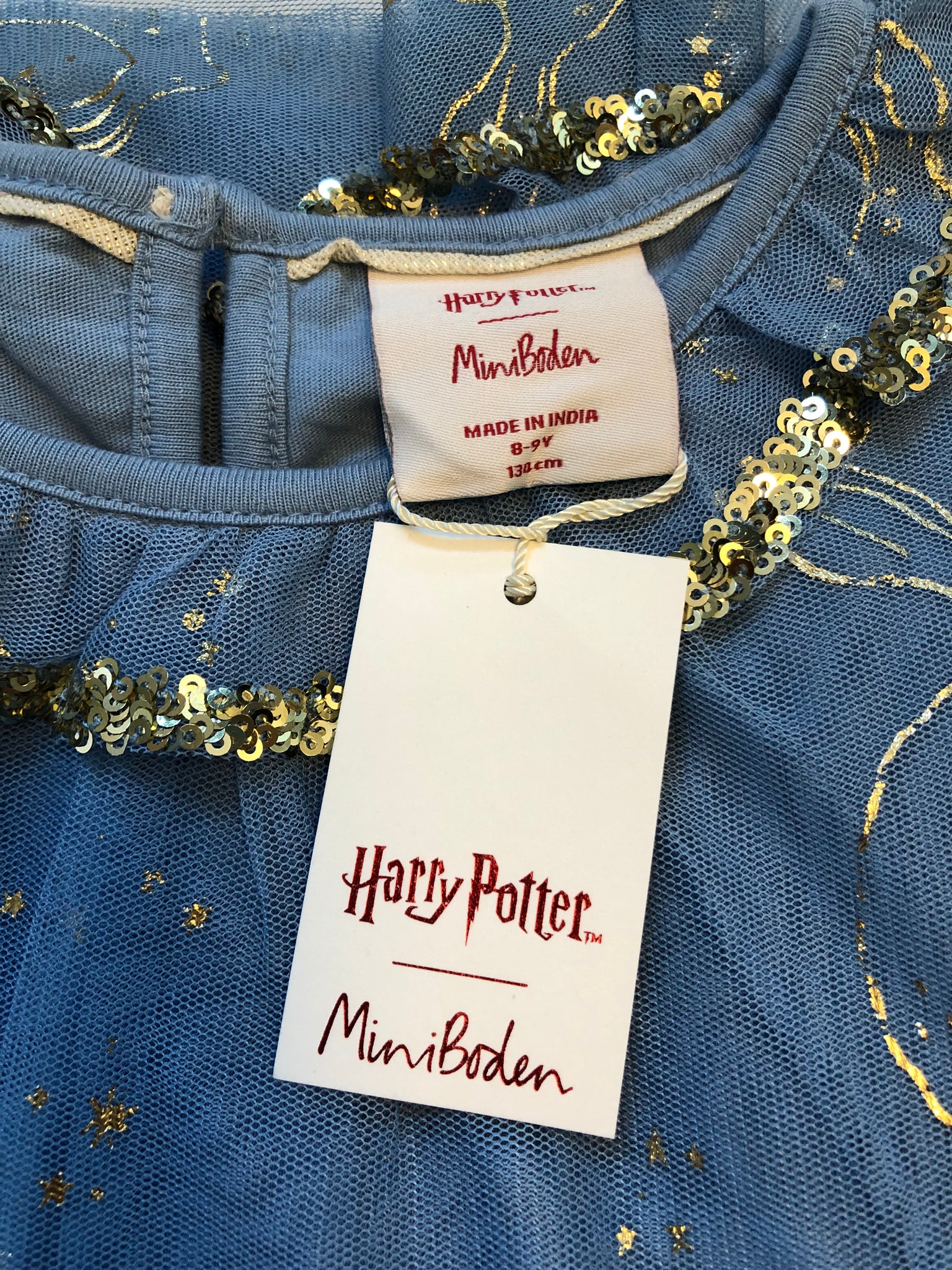 HTF New Mini Boden Harry Potter Patronus Party Dress Mini World Explorers HTF New Mini Boden Harry Potter Patronus Party Dress Mini World Explorers