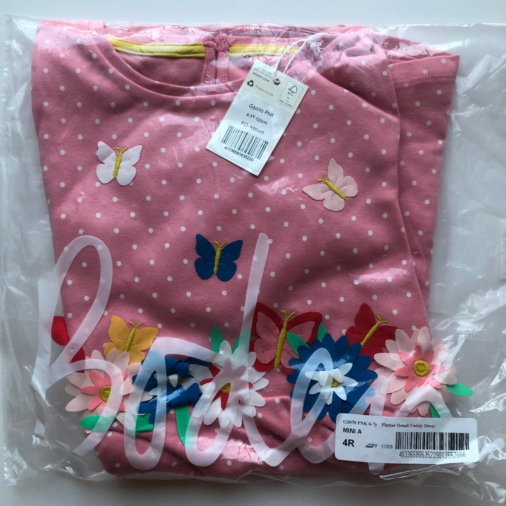 NWT Mini Boden Pink Floral Flutter Detail Smocked Dress – Mini World  Explorers