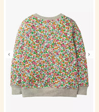 Load image into Gallery viewer, NWOT Mini Boden Girls&#39; Floral Bunny Applique Sweatshirt

