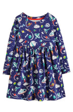 Load image into Gallery viewer, NWT Mini Boden Print Long Sleeve Dress
