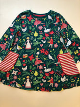 Load image into Gallery viewer, HTF VGUC Mini Boden 12 Days of Christmas Tunic
