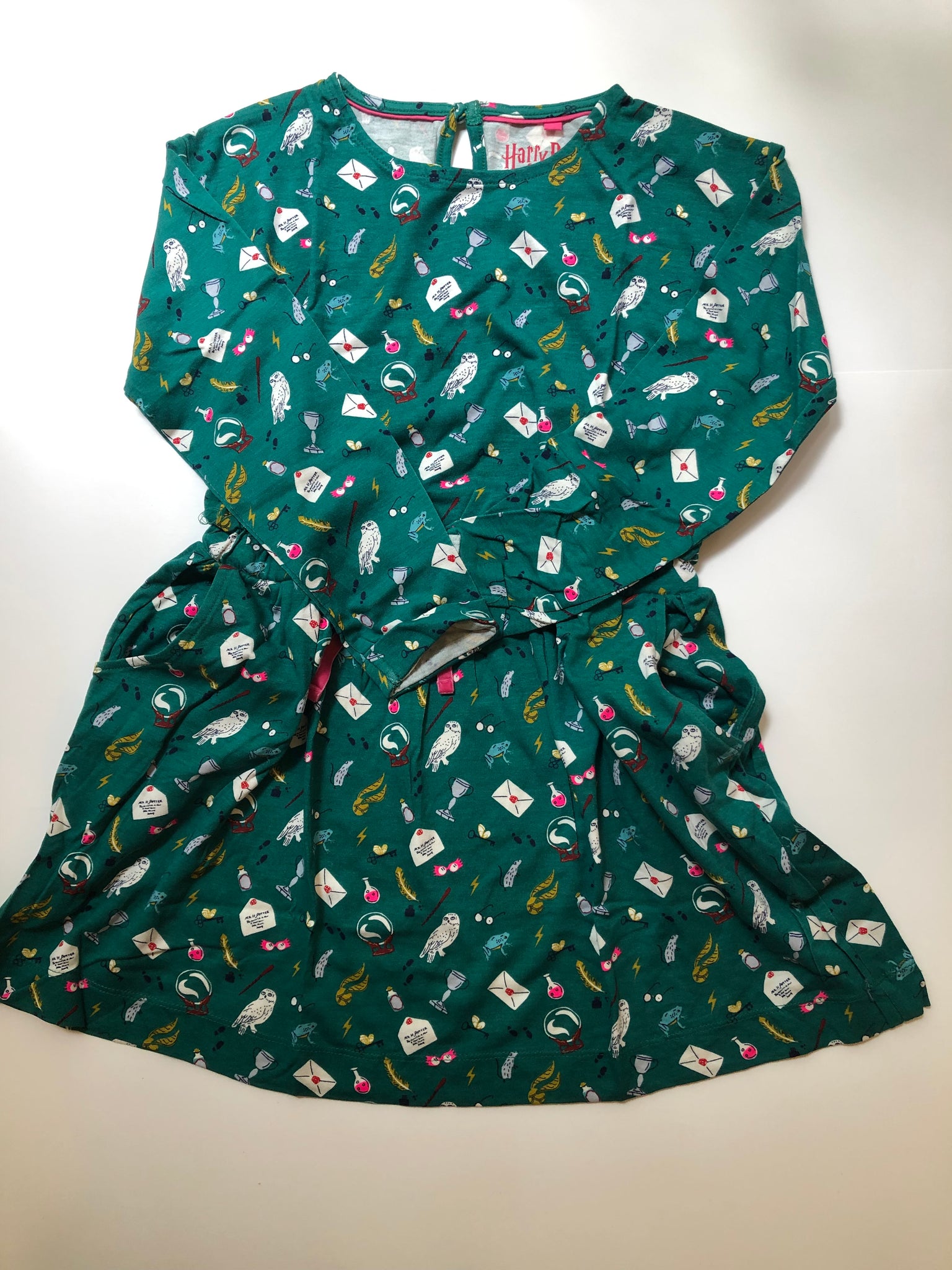 mini boden harry potter dress Mini Boden Harry Potter Dress Girls 7-8Y Hogwarts Castle Tulle Purple Sequin