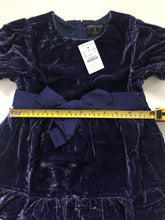 Load image into Gallery viewer, NWT J Crew Girls&#39; puff-sleeve velvet party dress
