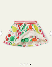 Load image into Gallery viewer, NWT Mini Boden Jersey Fruits Skort
