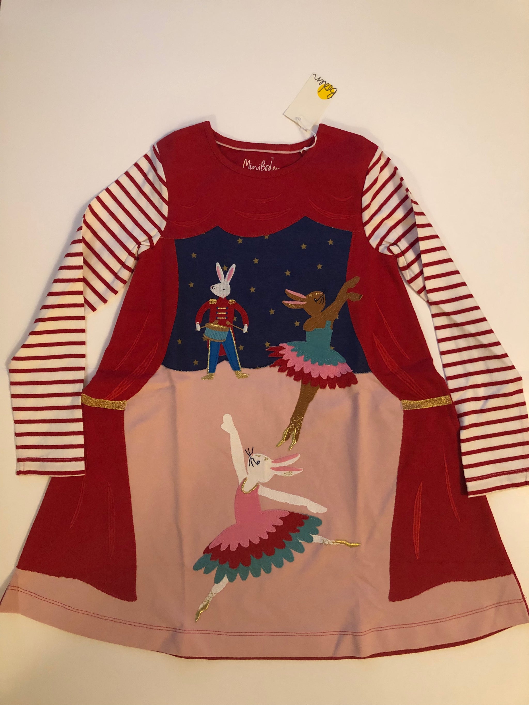 mini boden nutcracker dress NWT Mini Boden Big Appliqué Jersey Dress – Mini World Explorers