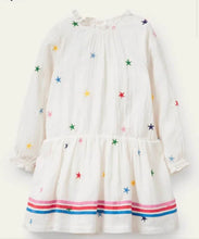 Load image into Gallery viewer, NWT Mini Boden Embroidered Woven Dress
