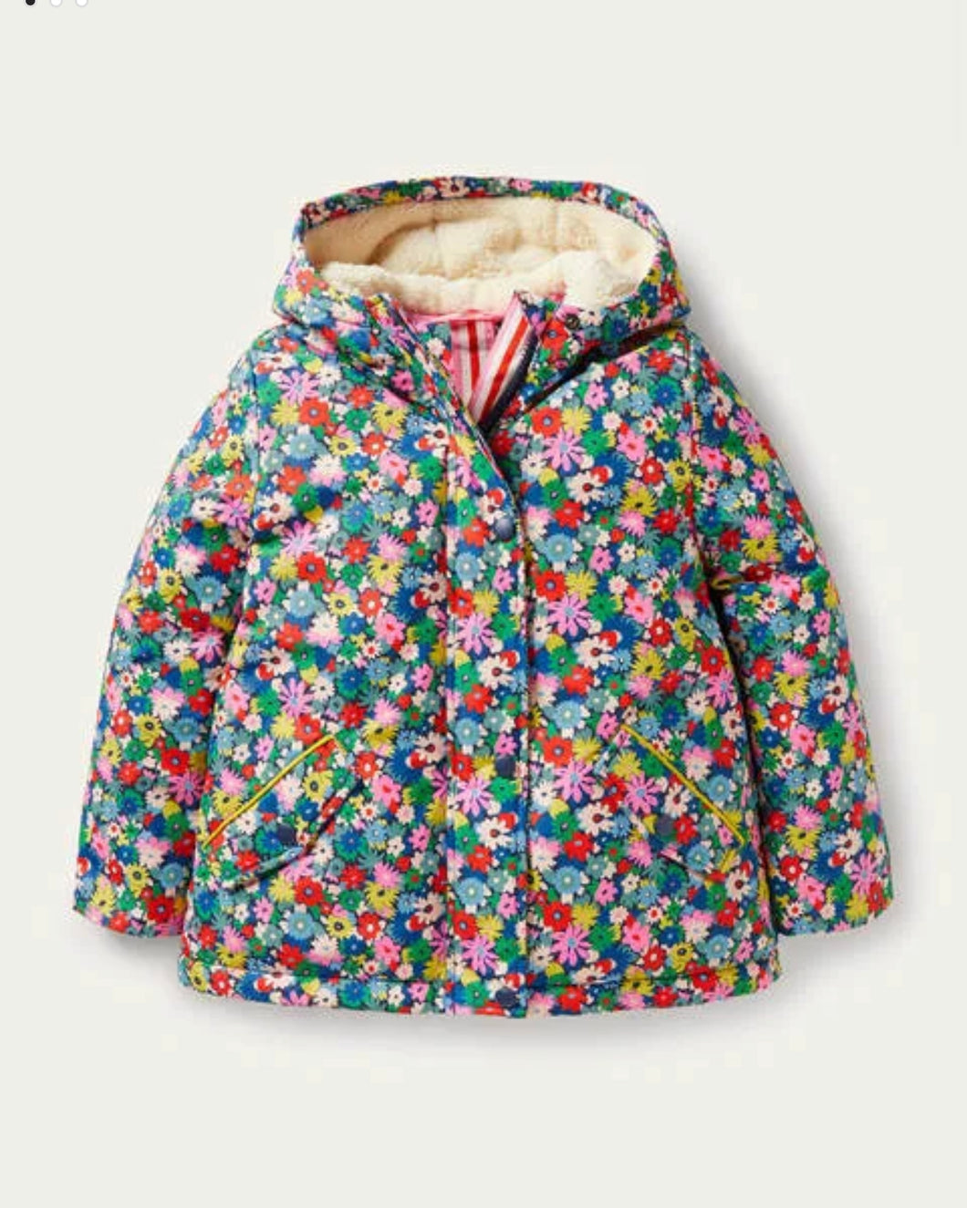 NWT Mini Boden Sherpa Lined Anorak