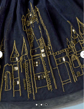 Load image into Gallery viewer, NWT Mini Boden Hogwarts Embroidered Skirt
